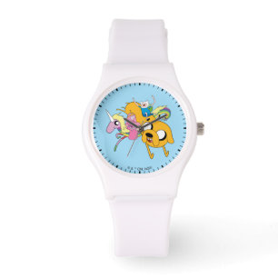 Äventyr Dam, Bubblegum, Finn och Jake Armbandsur
