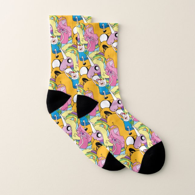 Äventyr | Dam, Bubblegum, Finn och Jake Strumpor (Par)