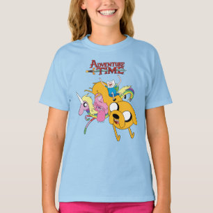 Äventyr Dam, Bubblegum, Finn och Jake T Shirt