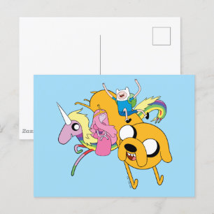 Äventyr Dam, Bubblegum, Finn och Jake Vykort