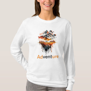 Äventyr designade av artificiell intelligens t shirt