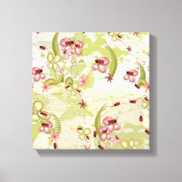 Äventyr Ditsy Ladybird Canvastryck