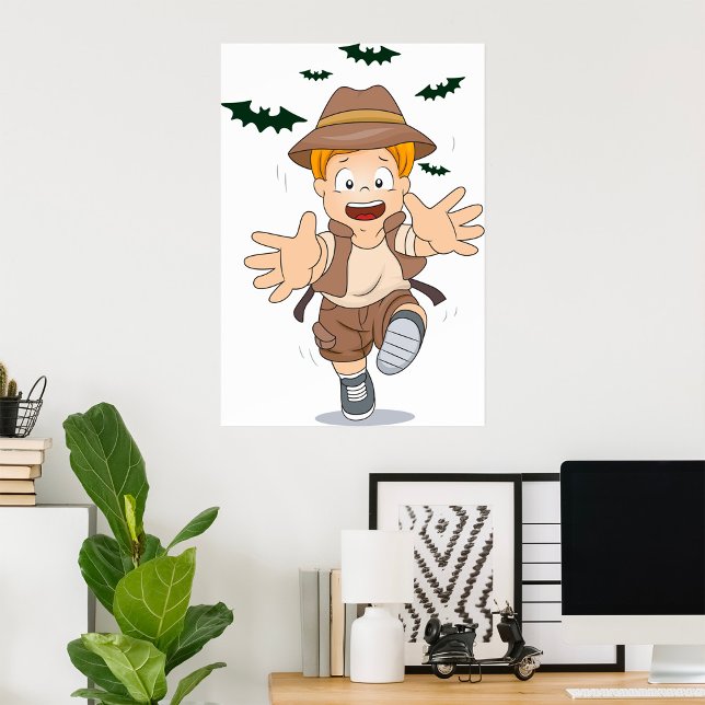 Äventyr Explorer-ID som körs från Fladdermus Poster (Skapare uppladdad)