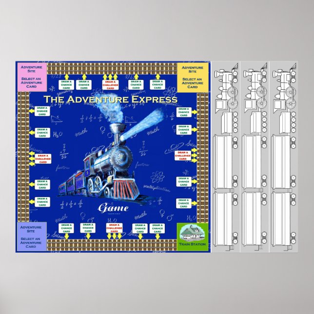 Äventyr Express Poster (Framsidan)