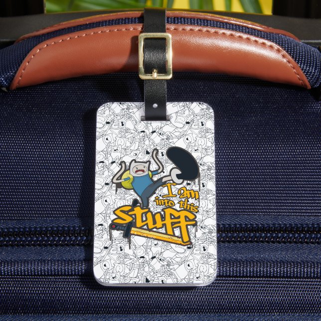 Äventyr | Finn "Jag är med i Saker" Bagagebricka (Framsida Insitu 2)