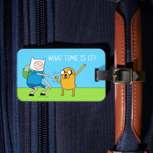 Äventyr Finn & Jake Fist Bump Bagagebricka