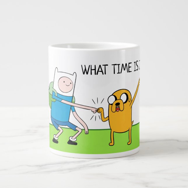 Äventyr | Finn & Jake Fist Bump Jumbo Mugg (Framsidan)
