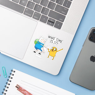 Äventyr Finn & Jake Fist Bump Klistermärken