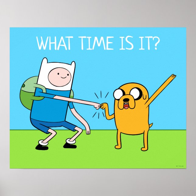 Äventyr | Finn & Jake Fist Bump Poster (Framsidan)