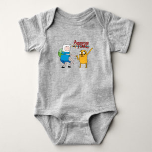Äventyr Finn & Jake Fist Bump T-Shirt