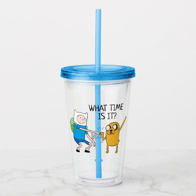 Äventyr | Finn & Jake Fist Bump Take Away Mugg (Framsida)