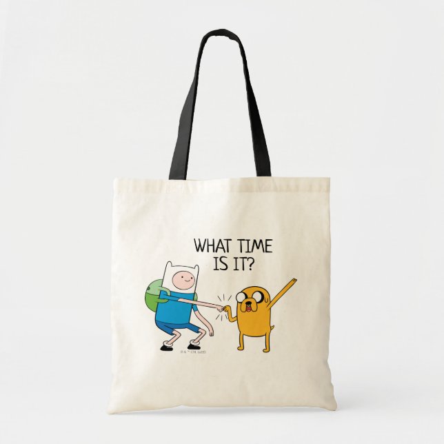 Äventyr | Finn & Jake Fist Bump Tygkasse (Framsidan)