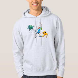 Äventyr   Finn & Jake Play med BMO Hoodie