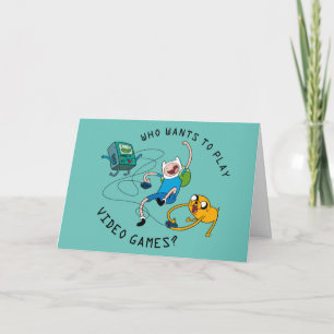 Äventyr   Finn & Jake Play med BMO Kort