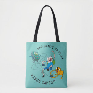 Äventyr Finn & Jake Play med BMO Tygkasse