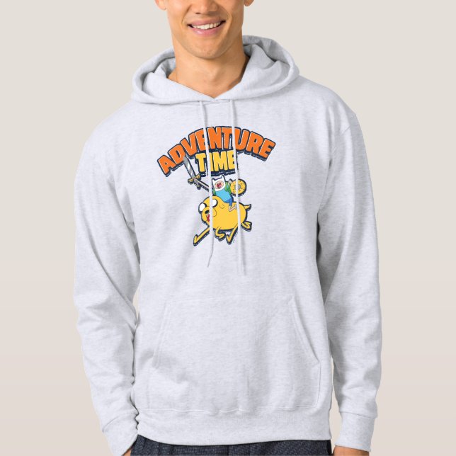 Äventyr | Finn Riding Jake Hoodie (Framsida)