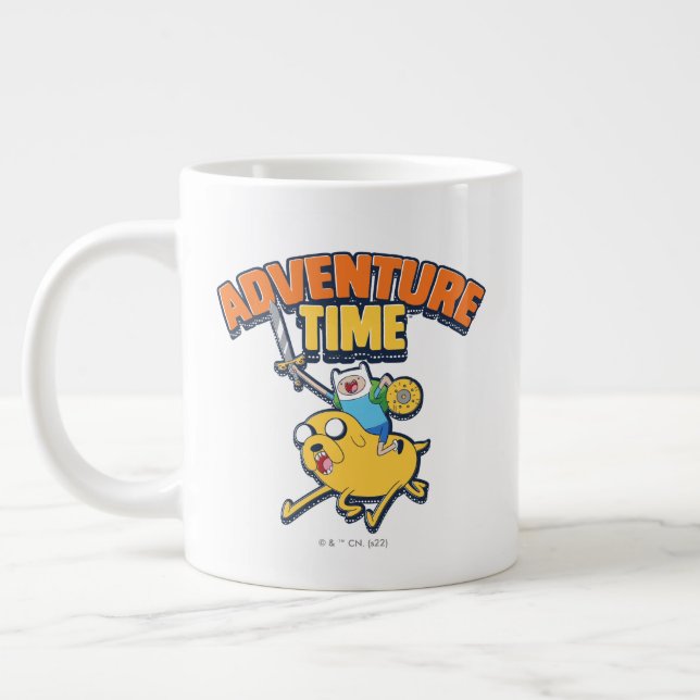 Äventyr | Finn Riding Jake Jumbo Mugg (Vänster)