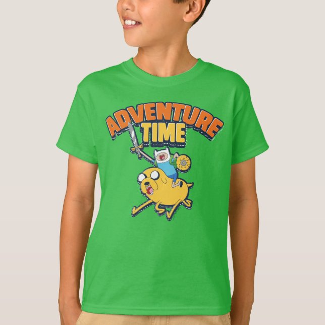 Äventyr | Finn Riding Jake T Shirt (Framsida)
