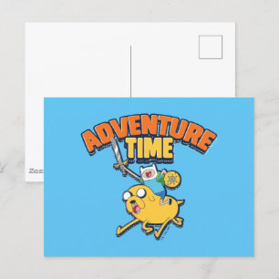 Äventyr Finn Riding Jake Vykort
