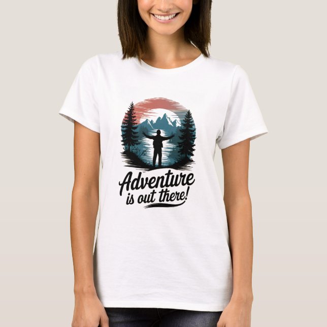 Äventyr finns där ute t shirt (Framsida)
