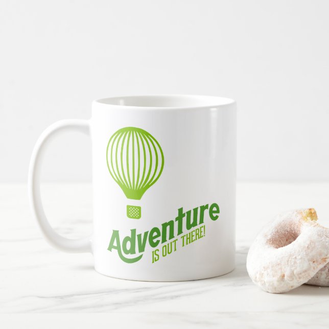 Äventyr finns därute 2 kaffemugg (Med munk)