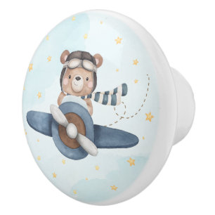 Äventyr-flygets nödblått Flygplan Knopp