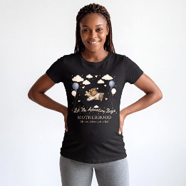 Äventyr för mammor Björn Flygande Baby Shower T Shirt