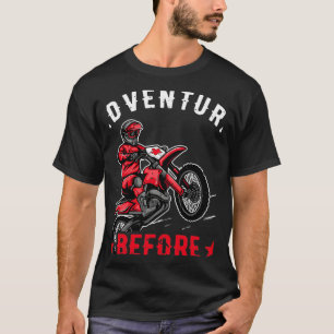 Äventyr före demens Biker Motorcykel Coola Ri T Shirt
