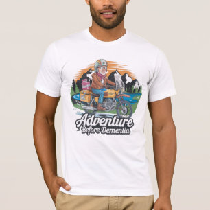 Äventyr före dementia T-Shirt Lustig Biker