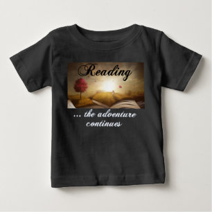 Äventyr fortsätter att läsa t shirt