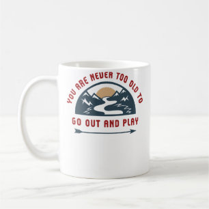 Äventyr Gå Ut Och Lek Kaffemugg
