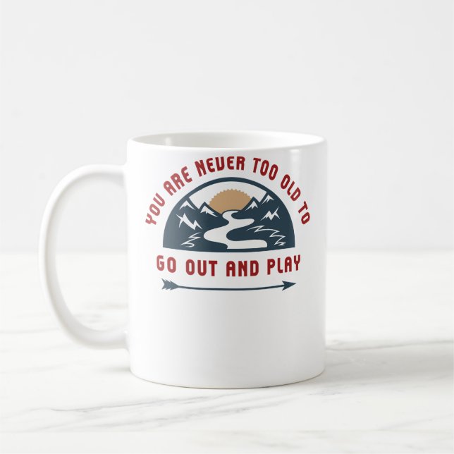 Äventyr Gå Ut Och Lek Kaffemugg (Vänster)