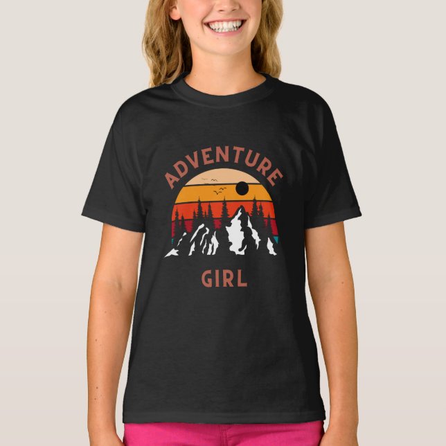 Äventyr Girl T Shirt (Framsida)