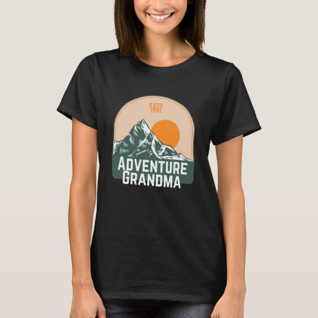 Äventyr Grandma T Shirt (Framsida)