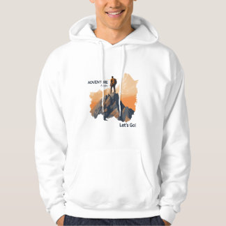 Äventyr Hiking, Äventyr Awaits, nu kör vi! Hoodie