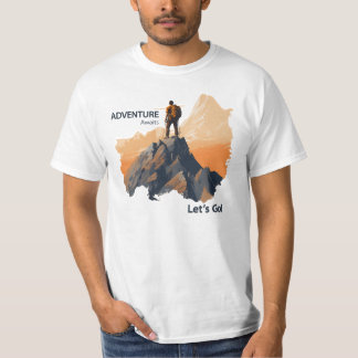 Äventyr Hiking, Äventyr Awaits, nu kör vi! T Shirt