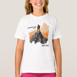 Äventyr Hiking, Äventyr Awaits, nu kör vi! T Shirt