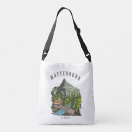 Äventyr Hiking Travel Bossica Crossbody Tote Bag Axelväska