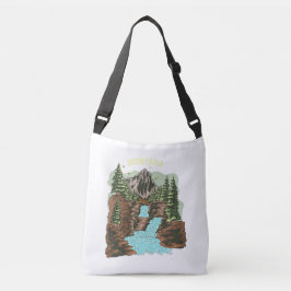 Äventyr Hiking Travel Bossica Crossbody Tote Bag Axelväska