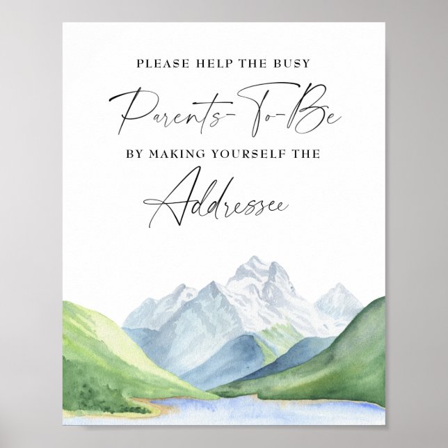 Äventyr - Hjälp till Business Parents to Be Addres Poster (Framsidan)