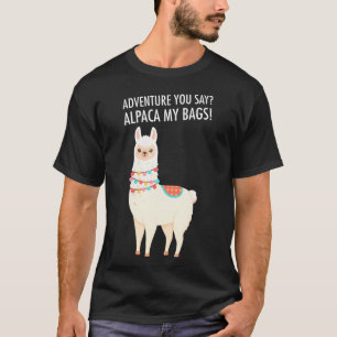 Äventyr I Alpaca Mina väskor, min fantastiska Trav T Shirt