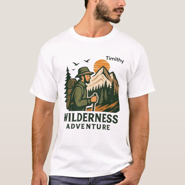 Äventyr i Amerikas parker Personligt T Shirt (Framsida)