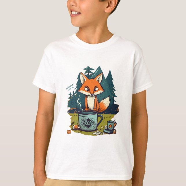 Äventyr i en lone Fox T Shirt (Framsida)