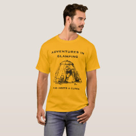 Äventyr i Glamping. Guld- upplaga T-shirt