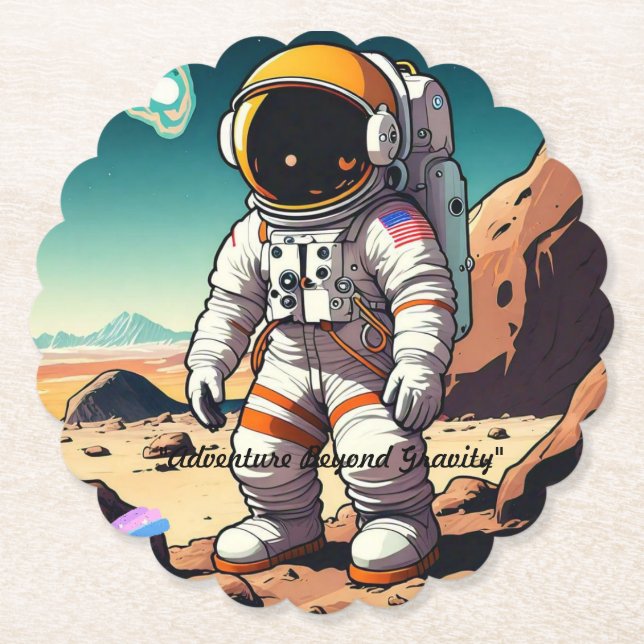 "Äventyr i stjärnor" Underlägg Papper (Framsida)