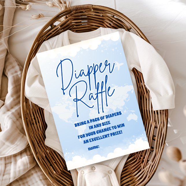 Äventyr inväntar könsneutrala diapper Raffle Tilläggskort (Skapare uppladdad)