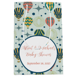 Äventyr inväntar Luftballong Blue Baby Shower