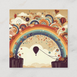 Äventyr inväntar Luftballong Twin Baby Shower Tilläggskort