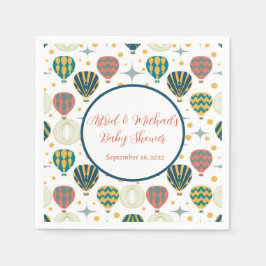 Äventyr inväntar Luftballongens babyskor Pappersservett