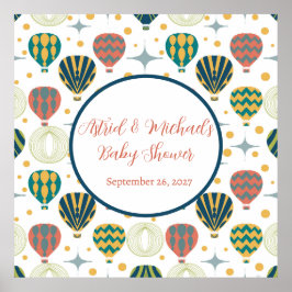 Äventyr inväntar Luftballongens babyskor Poster